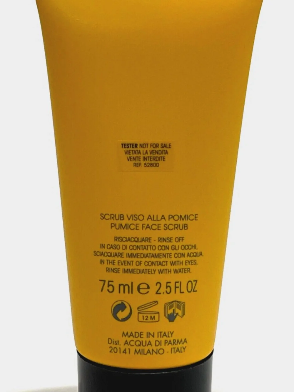 Acqua Di Parma Barbiere Pumice Face Scrub 2.5 fl oz / 75 ml New Sealed